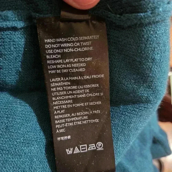 Anthropologie Claudette Knit Sweater Dress BlueGreen Size S #011 - Picture 5 of 6